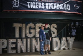 Downtown Detroit a roar for Tigers opening day