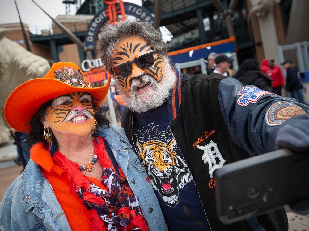 All the Detroit Tigers fans we saw celebrating Opening Day 2022, Detroit