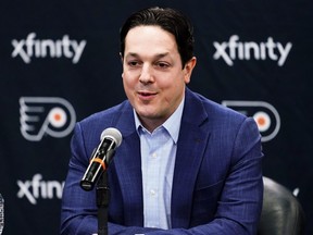 Philadelphia Flyers general manager Daniel Briere.