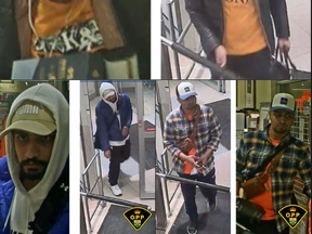 Lakeshore OPP are looking for three people in connection to an April 24 theft.