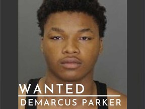 Demarcus Parker, 18, of Windsor, in an image released by police on May 31, 2023. Parker is wanted in connection with a group assault downtown on May 27, 2023.