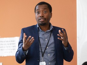 WINDSOR, ON. Thursday, May 18, 2023 — Gordon Thane, manager of chronic disease and prevention with the Windsor-Essex County Health Unit, speaks to the board of health on Thursday, May 18, 2023.