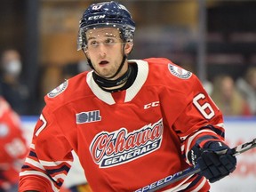 Tecumseh's Ryan Gagnier has signed a contract to play for the Rockford IceDogs, who are the NHL Chicago Blackhawks' top affiliate team. Photo courtesy: OHL Images