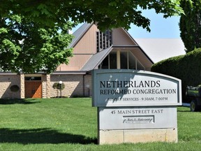 Netherlands Reformed Congregation in Norwich. (Calvi Leon/The London Free Press)