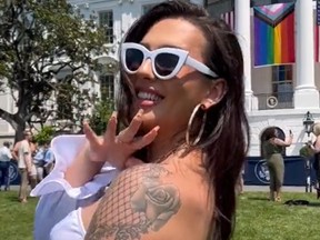 Transgender activist Rose Montoya celebrated Pride Month at the White House last weekend.