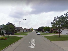 The 1500 block of Askin Avenue in Windsor is shown in this Google Maps image.