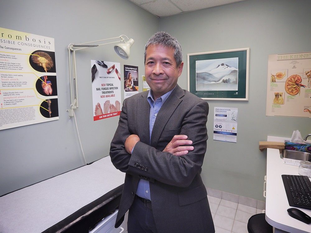 dr. albert ng, president of the ontario medical foundation is shown on wednesday, june 21, 2023 at his windsor office.