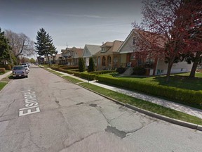 The 900 block of Elsmere Avenue in Windsor is shown in this Google Maps image.