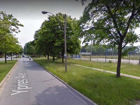 Optimist Memorial Park in the 1000 block of Ypres Avenue in Windsor's South Walkerville area is shown in this Google Maps image.