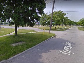 Optimist Memorial Park from the 1000 block of Ypres Avenue in Windsor's South Walkerville area is shown in this Google Maps image.