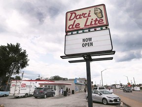 Popular Windsor ice cream shop Dari de Lite on Howard Avenue serves some customers on July 19, 2023.
