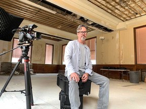 Acclaimed documentary maker Matt Gallagher is pictured in a vacant property in Windsor's Walkerville area where he conducted interviews for his latest project: An examination of the aftermath of Creeper Hunter TV. Photographed July 11, 2023.