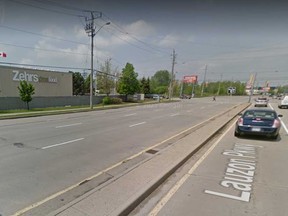 The intersection of Tecumseh Road East and Lauzon Parkway is shown in this Google Maps image.