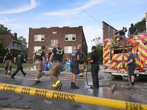 Pillette Road fire scene