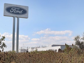 The Ford Motor Company plant in Windsor. Unifor is extending negotiations with the auto maker for 24 hours.