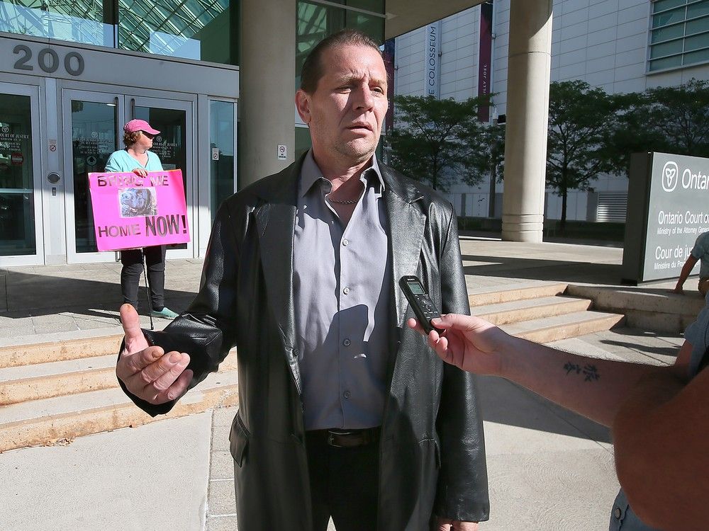 Greg Marentette outside court