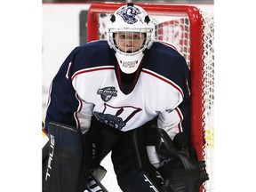 LaSalle Vipers' goalie Tre Altiman stopped a penalty shot and made 25 saves in Sunday's loss to the Chatham Maroons.