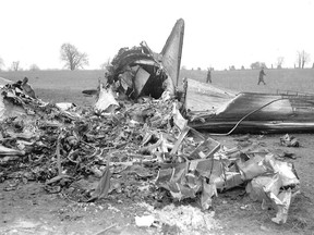 Flagshop Erie plain crash wreckage