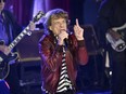 Mick Jagger of The Rolling Stones performs during a celebration for the release of their new album "Hackney Diamonds" on Thursday, Oct. 19, 2023, in New York.