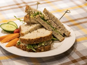Turkey and stuffing sandwiches at Jill’s Table in London, Ontario on Friday August 25, 2023. Food styling by Ran Ai (Derek Ruttan/The London Free Press)