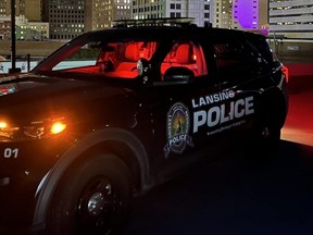 A Lansing (Mich.) Police Department vehicle.