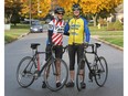 Two-time Olympian Kelly-Ann Wa, left, is shown with her father Gordon Way, 89, in LaSalle.