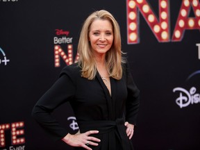 Lisa Kudrow appears for the "Better Nate Than Ever" movie premiere in Los Angeles, March 15, 2022.