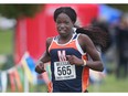 A Grade 9 student, the Massey Mustangs' Anieu Chan captured the WECSSAA senior girls' 6km race at Malden Park on Tuesday.