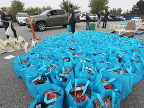 Thanksgiving giveaway bags