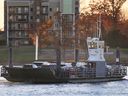 Ste. Claire v. Ferry transported vehicles from Amherstburg to Bois Blanc Island on November 14, 2023. The ferry has been shut down for several days.