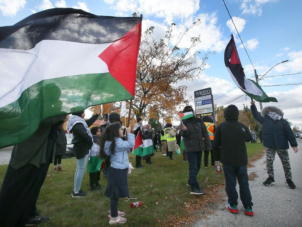 Palestine rally calls on local MP for ceasefire | Windsor Star