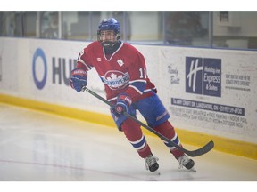 Trevor Larue and the Lakeshore Canadiens made it nine wins in a row with Saturday's 8-1 road win over the Amherstburg Admirals.