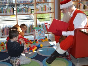 Santa at John Muir Library