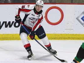 Liam Greentree had the lone goal for the Windsor Spitfires in Thursday's 4-1 road loss to the Barrie Colts.