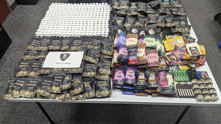 Third raid at downtown shop nets $64,000 in illegal drugs