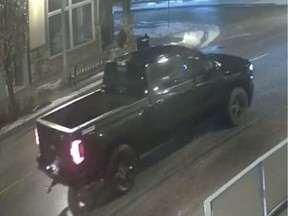 Suspect truck