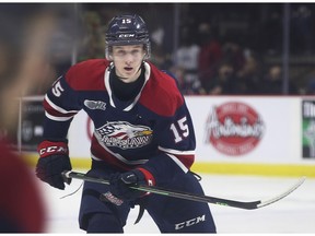 Windsor native Sebastien Gervais scored a pair of goals for the Saginaw Spirit in a 5-2 win over the Windsor Spitfires on Sunday.