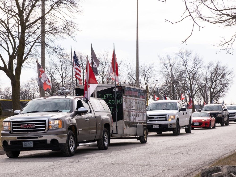 Windsor roads closed as protest marks anniversary of bridge