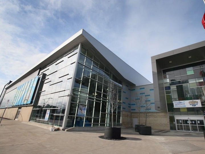  The exterior of the Windsor International Aquatic and Training Centre in downtown Windsor is shown on March 7, 2024.