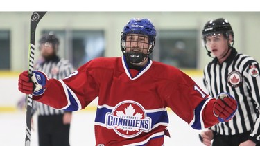 Lakeshore Canadien's forward Trevor LaRue is taking aim at a third-straight provincial title.