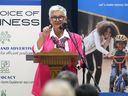 Essex County Warden Hilda MacDonald spoke at the 17th Annual Prison Lunch at Ciociaro Club in Windsor on Wednesday, March 27, 2024.