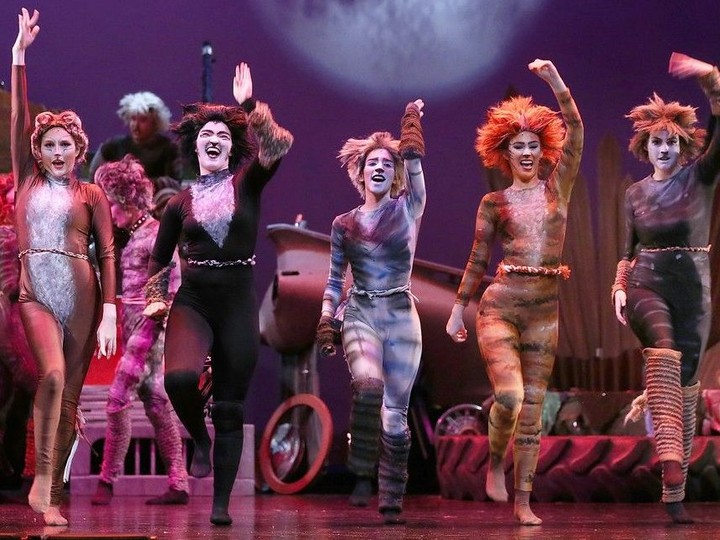  St. Clair College performing arts students are shown during a rehearsal of the musical CATS on Tuesday, April 16, 2024 at the Chrysler Theatre in Windsor.