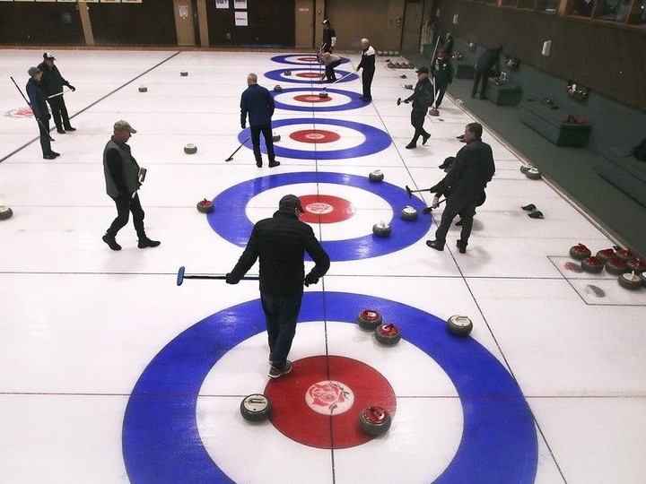  On the eve of its shutdown, curlers are shown at the municipally owned Roseland Curling Club on Friday, April 12, 2024.