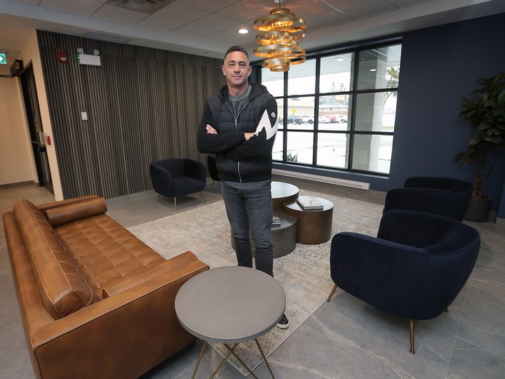  Fortis Group president Max De Angelis is shown at the company’s SOHO condo project at Howard Avenue and Cabana Road on Jan. 11, 2024.