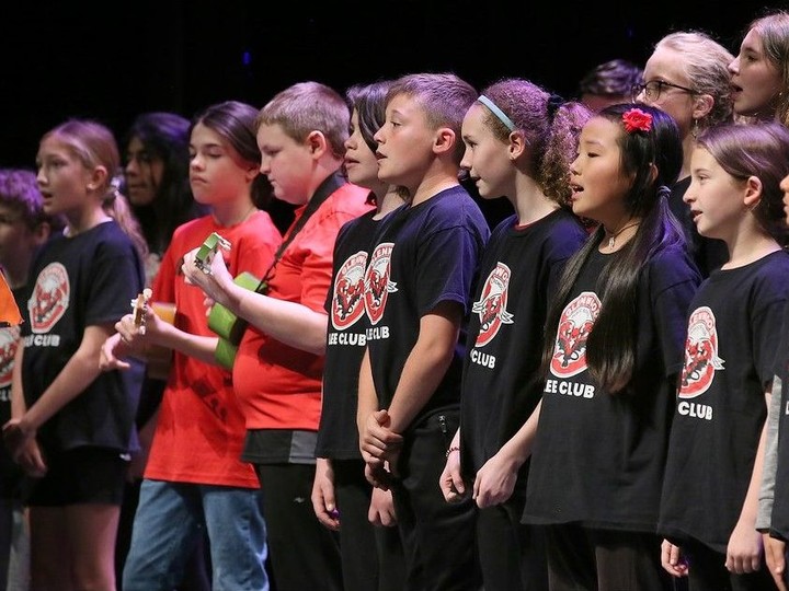  Students from Glenwood Public School perform during the Music Monday event on Monday, May 6, 2024 at the Capitol Theatre in Windsor.