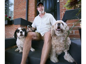 Mark McCondach and dogs