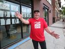 'Citizens love our downtown.' Chris MacLeod, chair of the new Downtown Windsor Business Revitalization Association, is shown on Friday, May 3, 2024 on Pelissier Street. The group has launched the Our Downtown campaign calling on residents and businesses to show support for downtown and contribute to its revitalization.