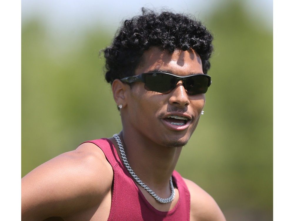 the leamingotn lions' dakari milks tied one record and set another at the ofsaa west regional track and field meet in london.