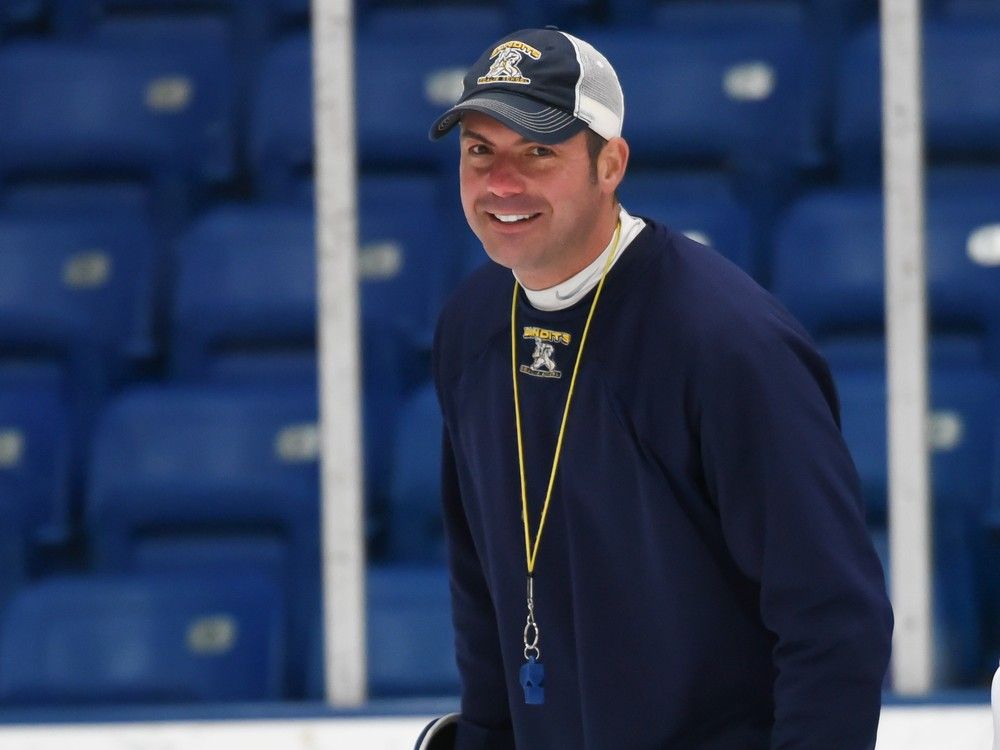 Windsor native Stan Matwijiw, seen at his Bandits Goalie School, has joined the Windsor Spitfires as the team's goalie coach.