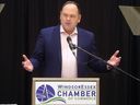 “We don’t want to miss out on customers.” Jeff Hines, president of Stellantis, Canada, is the keynote speaker for the Windsor-Essex Regional Chamber of Commerce’s 148th Annual General Meeting in Windsor, held Wednesday, December 11, 2024 at the Ciociaro Club in Windsor.